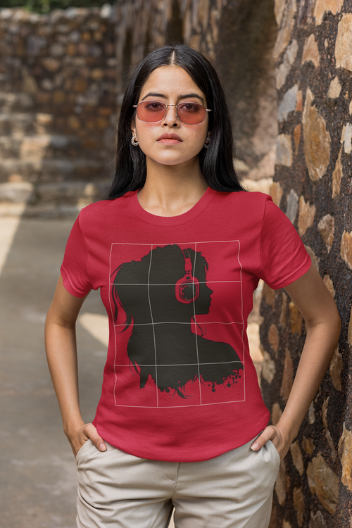 Gotoart wears Girls Stretch T-shirt