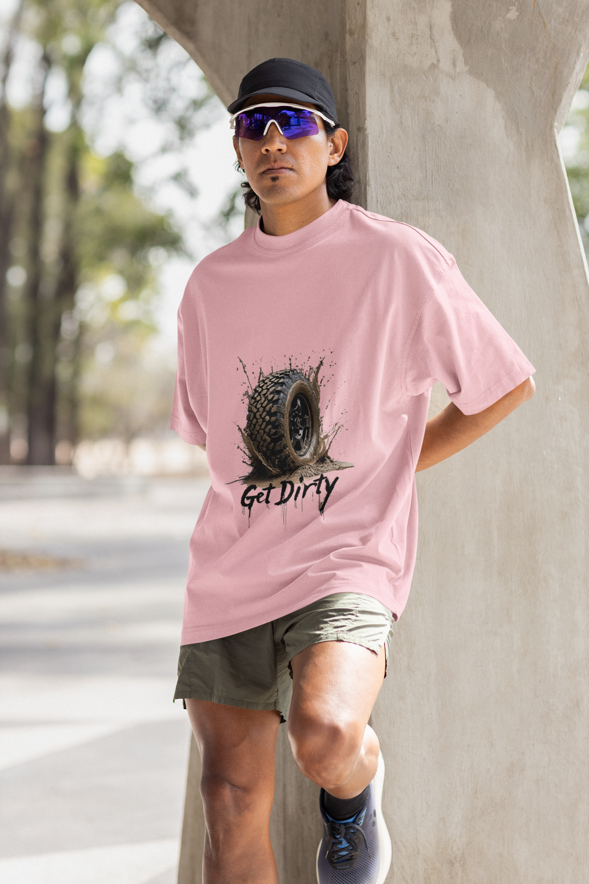Gotoart wears Unisex Oversized Standard T-Shirt